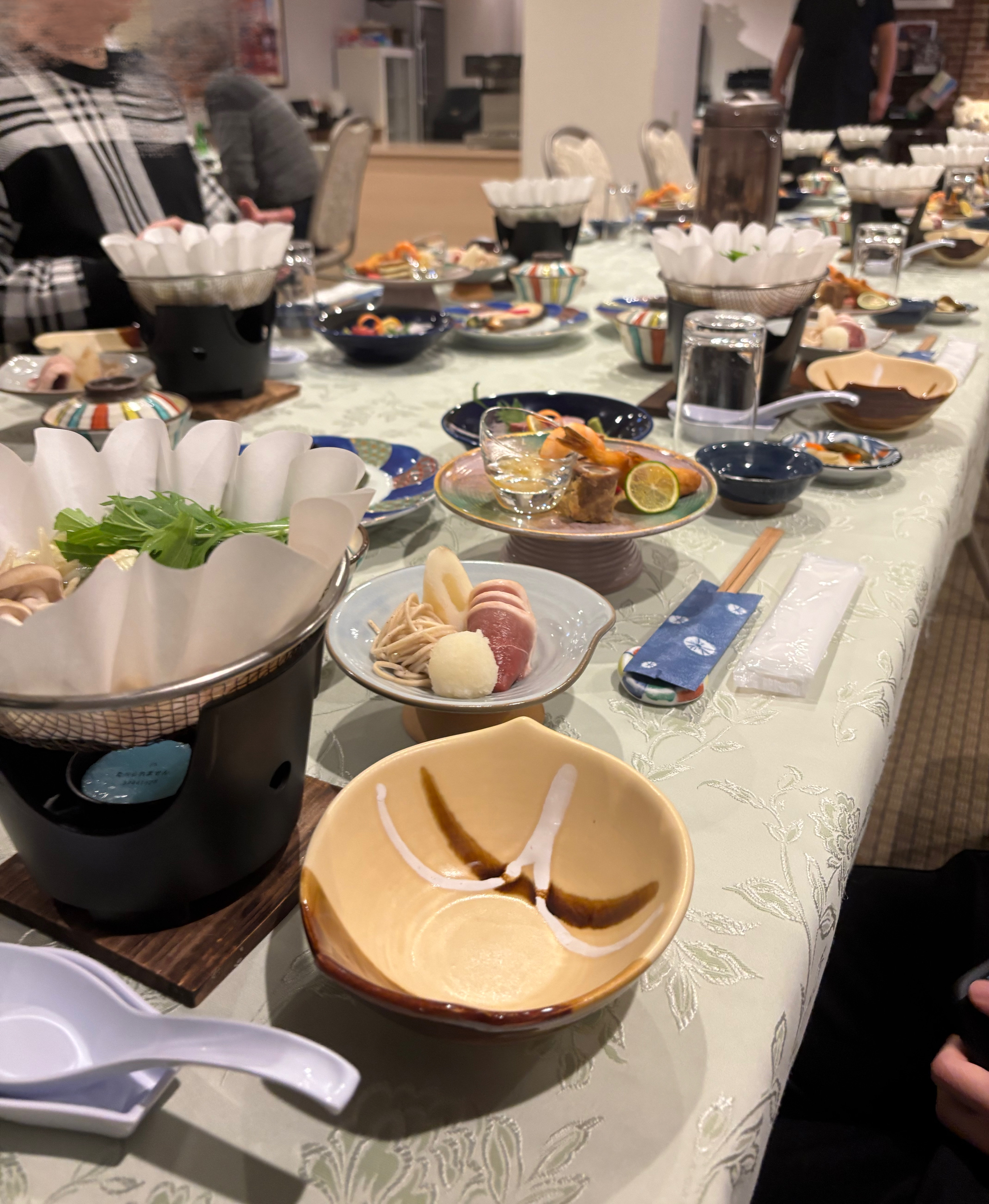 円山合宿 食事の写真